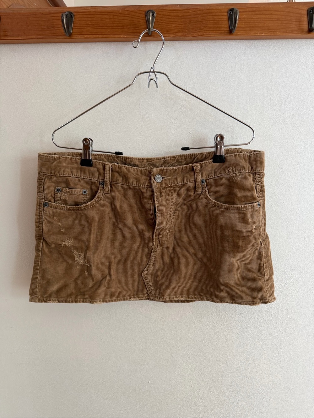 American Eagle Outfitters Brown Corduroy Mini Skirt